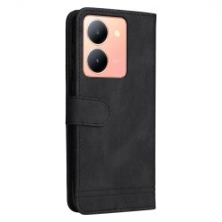Lacné Kryty | Knižkové puzdro Skin Feel case čierne – Vivo Y36 | Lacné Kryty