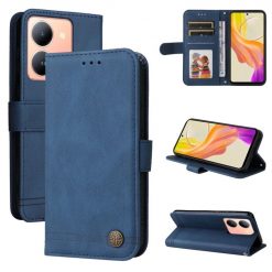Lacné Kryty | Knižkové puzdro Skin Feel case modré – Vivo Y36 | Lacné Kryty