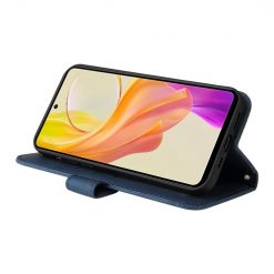 Lacné Kryty | Knižkové puzdro Skin Feel case modré – Vivo Y36 | Lacné Kryty