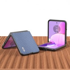 Lacné Kryty | Kryt Abeel Carbon Fiber modrý – Motorola Razr 40 | Lacné Kryty