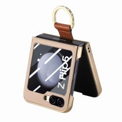 Kryt Bril case béžový s ochranou na vonkajší displej – Samsung Galaxy Z Flip 5 | Lacné Kryty Lacné Kryty | Kryt Bril case béžový s ochranou na vonkajší displej – Samsung Galaxy Z Flip 5 | Lacné Kryty