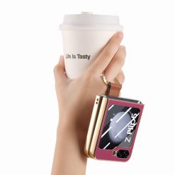 Kryt Bril case ružový s ochranou na vonkajší displej – Samsung Galaxy Z Flip 5 | Lacné Kryty Lacné Kryty | Kryt Bril case ružový s ochranou na vonkajší displej – Samsung Galaxy Z Flip 5 | Lacné Kryty