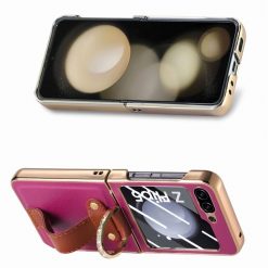Kryt Bril case ružový s ochranou na vonkajší displej – Samsung Galaxy Z Flip 5 | Lacné Kryty Lacné Kryty | Kryt Bril case ružový s ochranou na vonkajší displej – Samsung Galaxy Z Flip 5 | Lacné Kryty