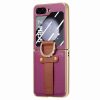 Kryt Bril case červený s ochranou na vonkajší displej – Samsung Galaxy Z Flip 5 | Lacné Kryty Lacné Kryty | Kryt Bril case červený s ochranou na vonkajší displej – Samsung Galaxy Z Flip 5 | Lacné Kryty