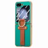 Lacné Kryty | Kryt Bril case oranžový s ochranou na vonkajší displej – Samsung Galaxy Z Flip 5 | Lacné Kryty