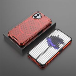 Odolný kryt Honeycomb Armor červený – Nothing Phone (2) | Lacné Kryty Lacné Kryty | Odolný kryt Honeycomb Armor červený – Nothing Phone (2) | Lacné Kryty