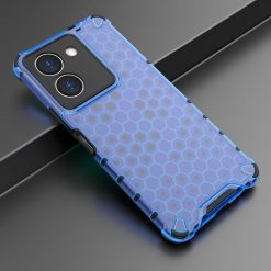 Lacné Kryty | Odolný kryt Honeycomb Armor modrý – Vivo Y36 | Lacné Kryty