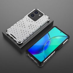 Lacné Kryty | Odolný kryt Honeycomb Armor transparentný – Vivo Y36 | Lacné Kryty