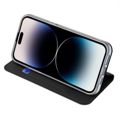 Peňaženkové puzdro Dux Ducis Skin Pro čierne – Apple iPhone 15 Plus | Lacné Kryty Lacné Kryty | Peňaženkové puzdro Dux Ducis Skin Pro čierne – Apple iPhone 15 Plus | Lacné Kryty