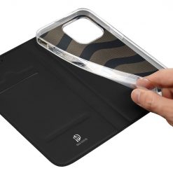 Peňaženkové puzdro Dux Ducis Skin Pro čierne – Apple iPhone 15 Plus | Lacné Kryty Lacné Kryty | Peňaženkové puzdro Dux Ducis Skin Pro čierne – Apple iPhone 15 Plus | Lacné Kryty
