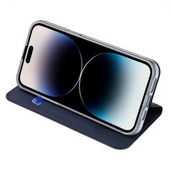 Lacné Kryty | Peňaženkové puzdro Dux Ducis Skin Pro modré – Apple iPhone 15 Pro | Lacné Kryty