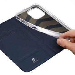 Lacné Kryty | Peňaženkové puzdro Dux Ducis Skin Pro modré – Apple iPhone 15 Pro | Lacné Kryty