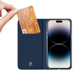 Peňaženkové puzdro Dux Ducis Skin Pro modré – Apple iPhone 15 Pro Max | Lacné Kryty Lacné Kryty | Peňaženkové puzdro Dux Ducis Skin Pro modré – Apple iPhone 15 Pro Max | Lacné Kryty