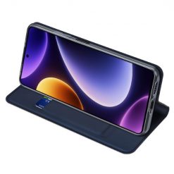 Lacné Kryty | Peňaženkové puzdro Dux Ducis Skin Pro modré – Xiaomi Poco F5 | Lacné Kryty