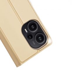Lacné Kryty | Peňaženkové puzdro Dux Ducis Skin Pro zlaté – Xiaomi Poco F5 | Lacné Kryty