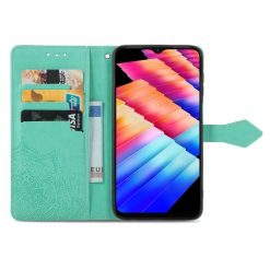 Peňaženkové puzdro Embossing Pattern Mandala Flower zelené – Infinix Hot 30i | Lacné Kryty Lacné Kryty | Peňaženkové puzdro Embossing Pattern Mandala Flower zelené – Infinix Hot 30i | Lacné Kryty