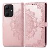 Lacné Kryty | Peňaženkové puzdro Embossing Pattern Mandala Flower sivé – Infinix Hot 30i | Lacné Kryty
