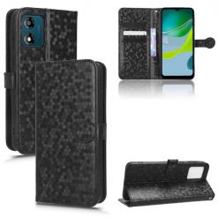 Peňaženkové puzdro Honeycomb Dot Texture Case čierne – Motorola Moto E13 | Lacné Kryty Lacné Kryty | Peňaženkové puzdro Honeycomb Dot Texture Case čierne – Motorola Moto E13 | Lacné Kryty