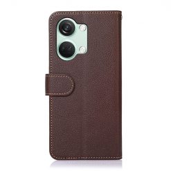 Lacné Kryty | Peňaženkové puzdro Khazneh RFID case hnedé – OnePlus Nord 3 5G | Lacné Kryty