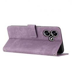 Lacné Kryty | Peňaženkové puzdro Lanyard case fialové – Infinix Hot 30 | Lacné Kryty