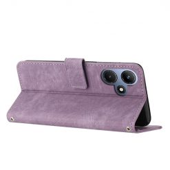Lacné Kryty | Peňaženkové puzdro Lanyard case fialové – Infinix Hot 30i | Lacné Kryty