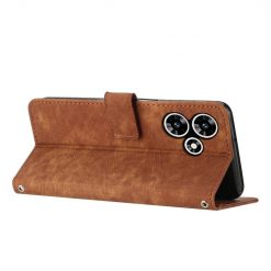 Lacné Kryty | Peňaženkové puzdro Lanyard case hnedé – Infinix Hot 30 | Lacné Kryty