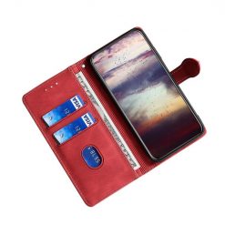 Lacné Kryty | Peňaženkové puzdro Ornate case červené – Infinix Smart 7 HD | Lacné Kryty