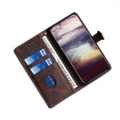 Lacné Kryty | Peňaženkové puzdro Ornate case hnedé – Infinix Smart 7 HD | Lacné Kryty