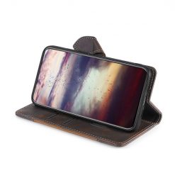 Lacné Kryty | Peňaženkové puzdro Ornate case hnedé – Infinix Smart 7 HD | Lacné Kryty