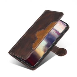 Lacné Kryty | Peňaženkové puzdro Ornate case hnedé – Infinix Smart 7 HD | Lacné Kryty