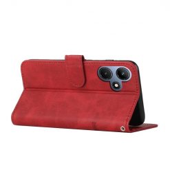 Lacné Kryty | Peňaženkové puzdro Quilted case červené – Infinix Hot 30i | Lacné Kryty