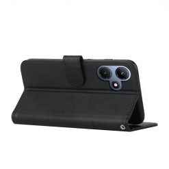 Lacné Kryty | Peňaženkové puzdro Quilted case čierne – Infinix Hot 30i | Lacné Kryty