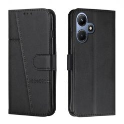 Lacné Kryty | Peňaženkové puzdro Quilted case čierne – Infinix Hot 30i | Lacné Kryty