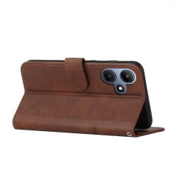 Lacné Kryty | Peňaženkové puzdro Quilted case hnedé – Infinix Hot 30i | Lacné Kryty