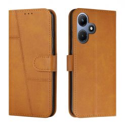 Peňaženkové puzdro Quilted case bledohnedé – Infinix Hot 30i | Lacné Kryty Lacné Kryty | Peňaženkové puzdro Quilted case bledohnedé – Infinix Hot 30i | Lacné Kryty