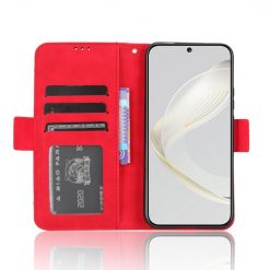 Lacné Kryty | Peňaženkové puzdro Slots case červené – Huawei Nova 11 | Lacné Kryty