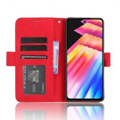 Lacné Kryty | Peňaženkové puzdro Slots case červené – Infinix Hot 30i | Lacné Kryty