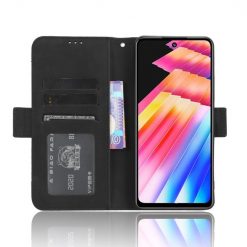 Lacné Kryty | Peňaženkové puzdro Slots case čierne – Infinix Hot 30i | Lacné Kryty