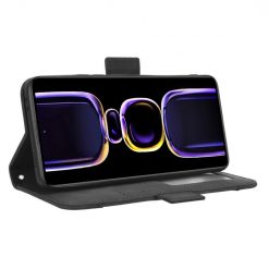 Peňaženkové puzdro Slots case čierne – Xiaomi Poco F5 Pro | Lacné Kryty Lacné Kryty | Peňaženkové puzdro Slots case čierne – Xiaomi Poco F5 Pro | Lacné Kryty