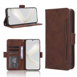 Lacné Kryty | Peňaženkové puzdro Slots case hnedé – Huawei Nova 11 | Lacné Kryty