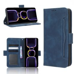 Lacné Kryty | Peňaženkové puzdro Slots case modré – Xiaomi Poco F5 Pro | Lacné Kryty