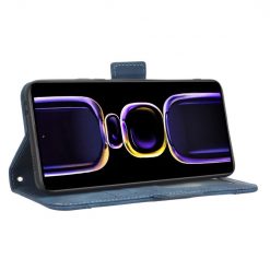 Lacné Kryty | Peňaženkové puzdro Slots case modré – Xiaomi Poco F5 Pro | Lacné Kryty