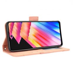 Lacné Kryty | Peňaženkové puzdro Slots case ružové – Infinix Hot 30i | Lacné Kryty
