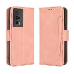 Lacné Kryty | Peňaženkové puzdro Slots case ružové – Xiaomi Poco F5 Pro | Lacné Kryty