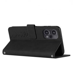Peňaženkové puzdro Smile case čierne – Xiaomi Poco F5 | Lacné Kryty Lacné Kryty | Peňaženkové puzdro Smile case čierne – Xiaomi Poco F5 | Lacné Kryty