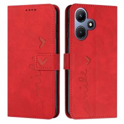 Peňaženkové puzdro Smile case červené – Infinix Hot 30i | Lacné Kryty Lacné Kryty | Peňaženkové puzdro Smile case červené – Infinix Hot 30i | Lacné Kryty