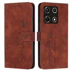 Peňaženkové puzdro Smile case hnedé – Infinix Note 30 Pro | Lacné Kryty Lacné Kryty | Peňaženkové puzdro Smile case hnedé – Infinix Note 30 Pro | Lacné Kryty