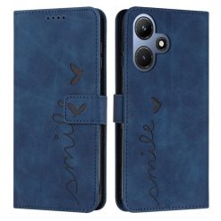 Lacné Kryty | Peňaženkové puzdro Smile case modré – Infinix Hot 30i | Lacné Kryty