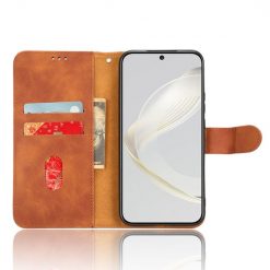 Lacné Kryty | Peňaženkové puzdro Solid hnedé – Huawei Nova 11 | Lacné Kryty