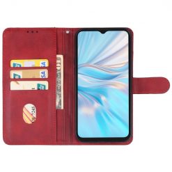 Lacné Kryty | Peňaženkové puzdro Splendid case červené – Oscal C70 | Lacné Kryty